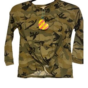 Hayden Girls Top Small Color‎ Camouflage Shirt